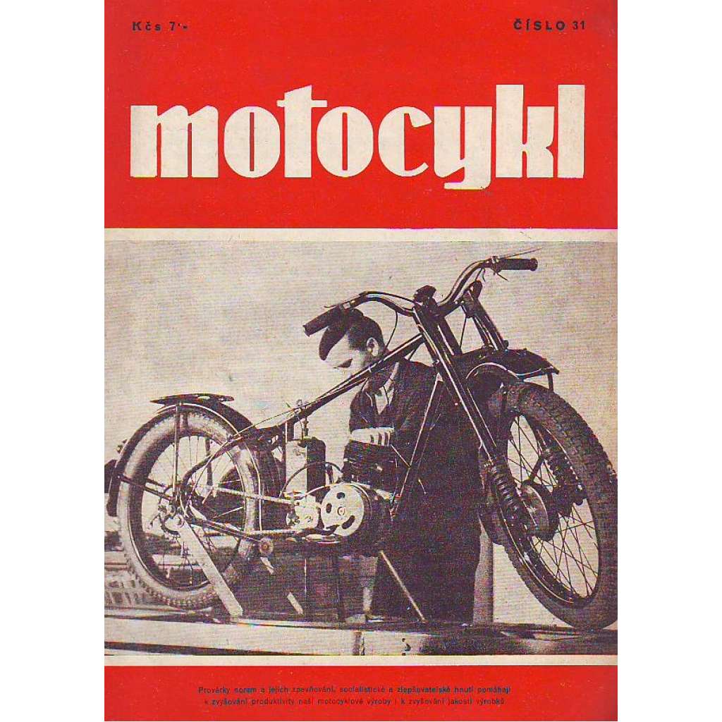 MOTOCYKL 37 ČÍSEL - časopis (seznam čísel je v popisu) [motorka, motorismus, veteráni]